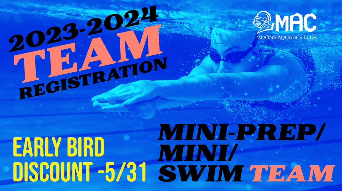 🌟Early Bird Discounts Ends May 31!🌟 🏊‍♀️🏊‍♂️🌊
gomotionapp.com/team/pvmac/pag…
#MoonsAquaticsClub #swimteam2023 #SwimTeamRegistration #EarlyBirdDiscount #SwimmingCommunity #JoinOurTeam