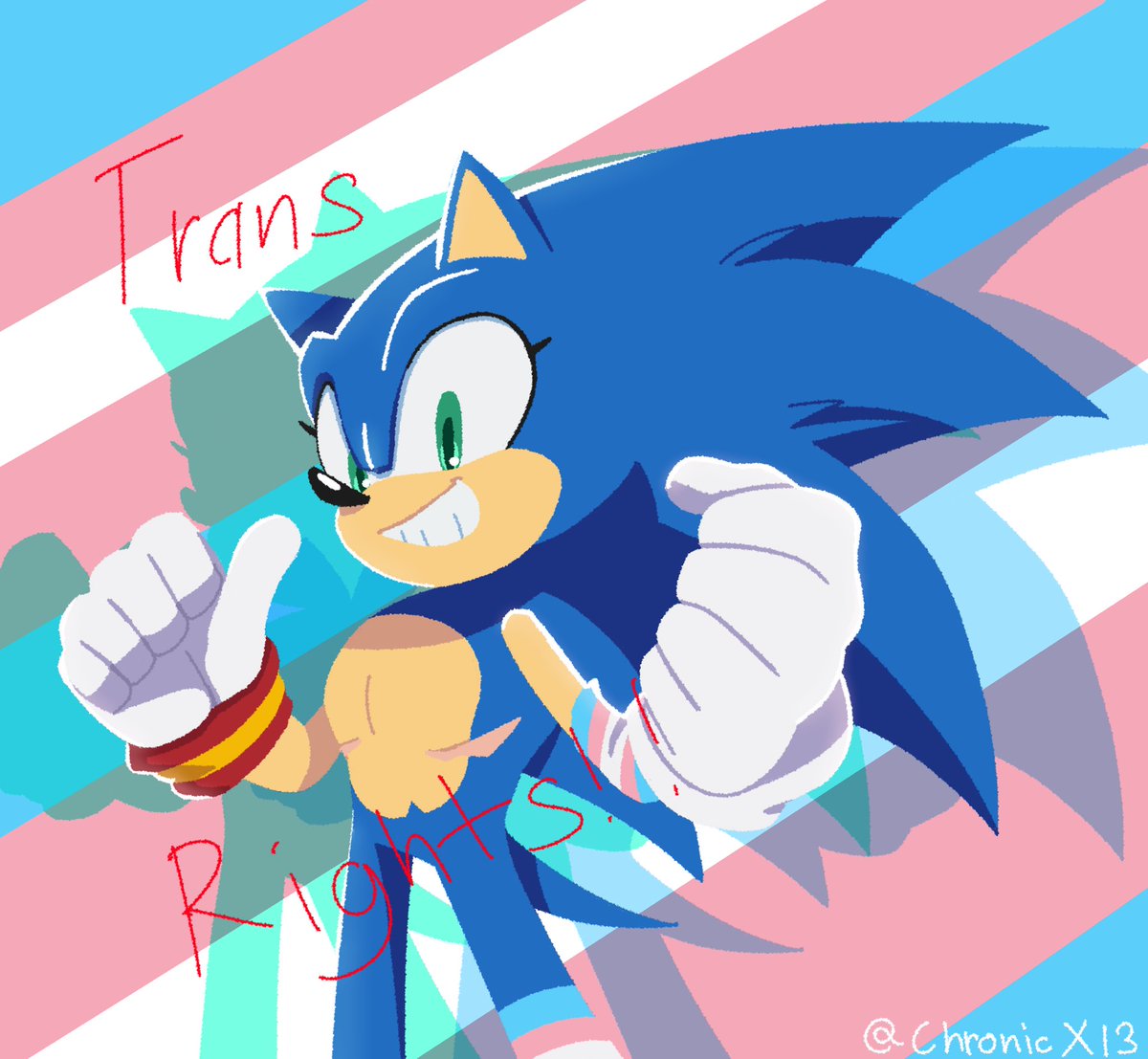 Trans Rights yoooo!

#Sonic #SonicFrontiers     #SonicTheHedgehog #IDWSonic #sonicfanart #PrideMonth
