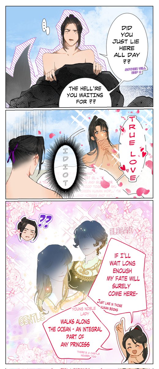 retiredpeach's tweet photo. Wangxian mer!au PART 1 https://t.co/Zcpx6GfVKf