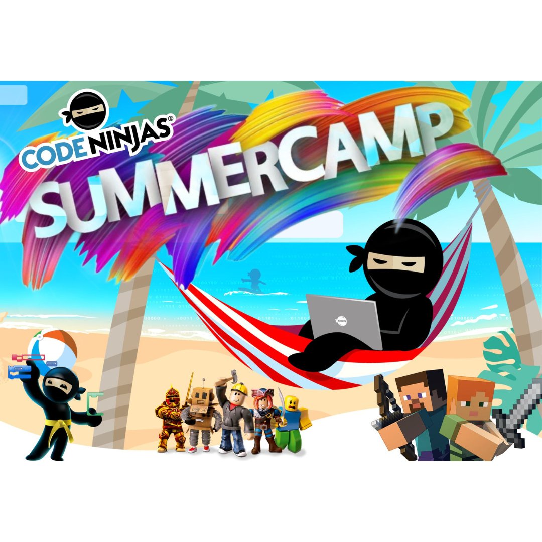 Attention parents! 📢 Keep your kids engaged and learning this summer with cool Summer Camps in Minecraft®, Robotics, ROBLOX® and MORE! Check it out: bit.ly/431McJC

#CodeNinjas #summercamp #STEM #stemsummercamp #codingsummercamp #youtube #minecraft #roblox #robotics...