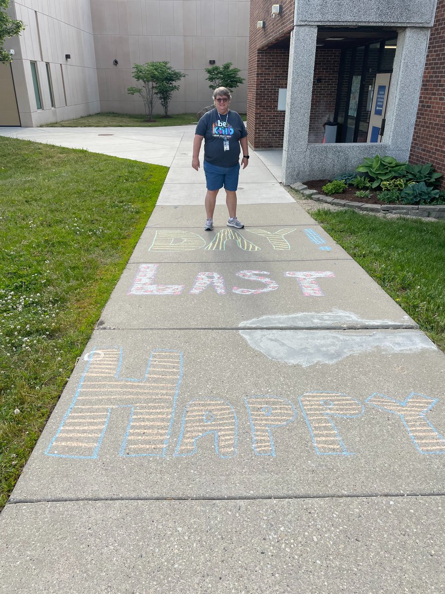 Happy last day to this awesome lady and to all of our DHH students!  Today is Nurse Laura's last day before retirement. Have a wonderful summer, everyone!