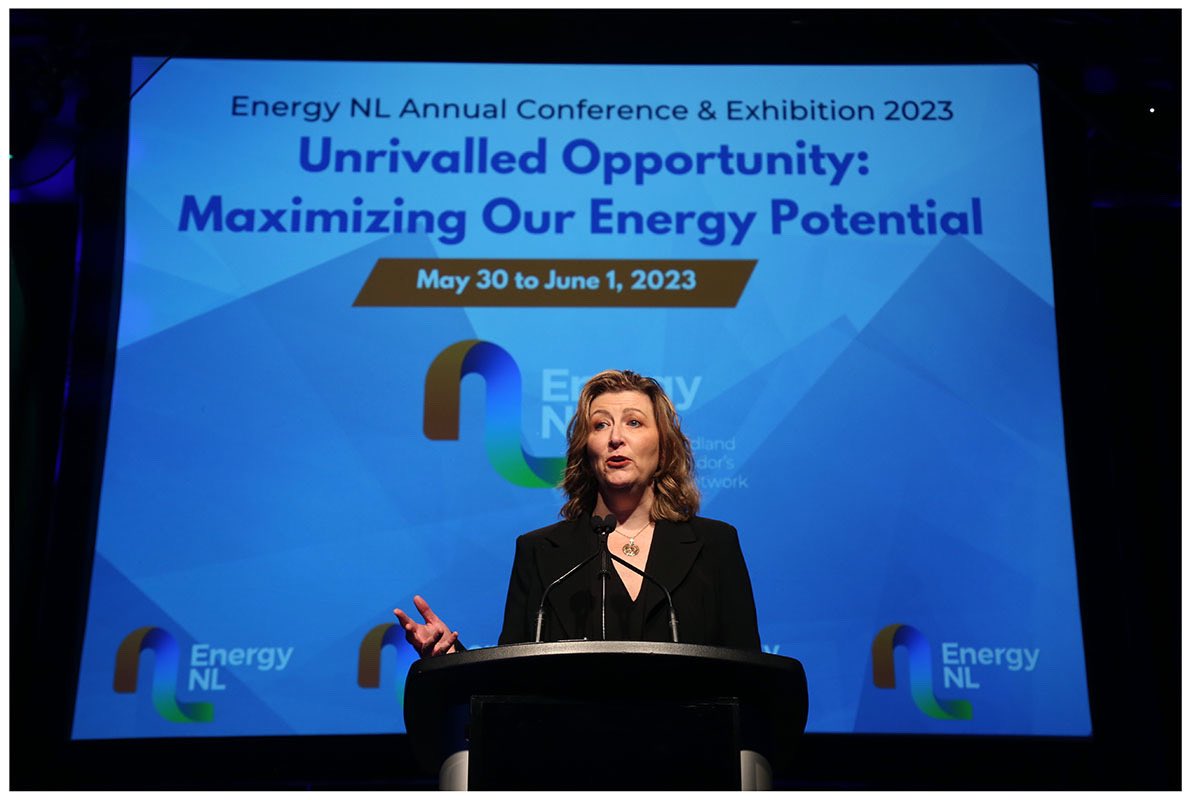 WeAreEnergyNL's tweet image. Impressive and informative luncheon keynote from Christine Healy, President and CEO, Total E &amp;amp; P Canada. She talked about NL’s immense energy potential, and how the world needs, &amp;amp; will continue to need, oil &amp;amp; gas for many years to come. @TotalEnergies