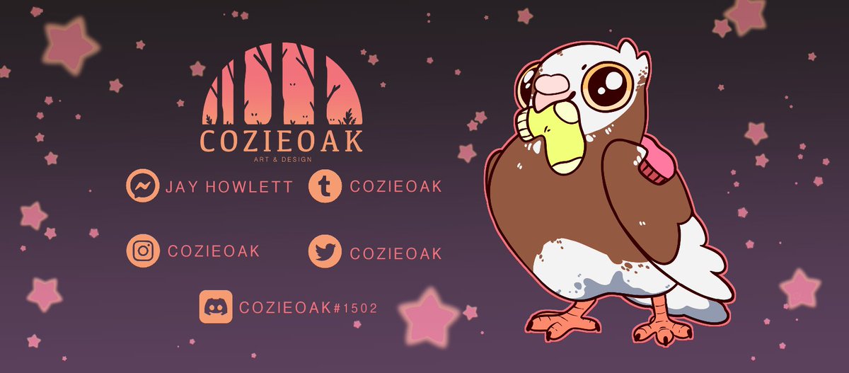 CozieOak's tweet photo. My logo, business card, and banner ☺️🫧🩵 https://t.co/1dcVoYJ64P