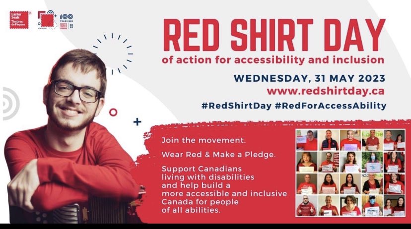 #RedShirtDay #RedForAccessAbility on Wednesday, May 31st