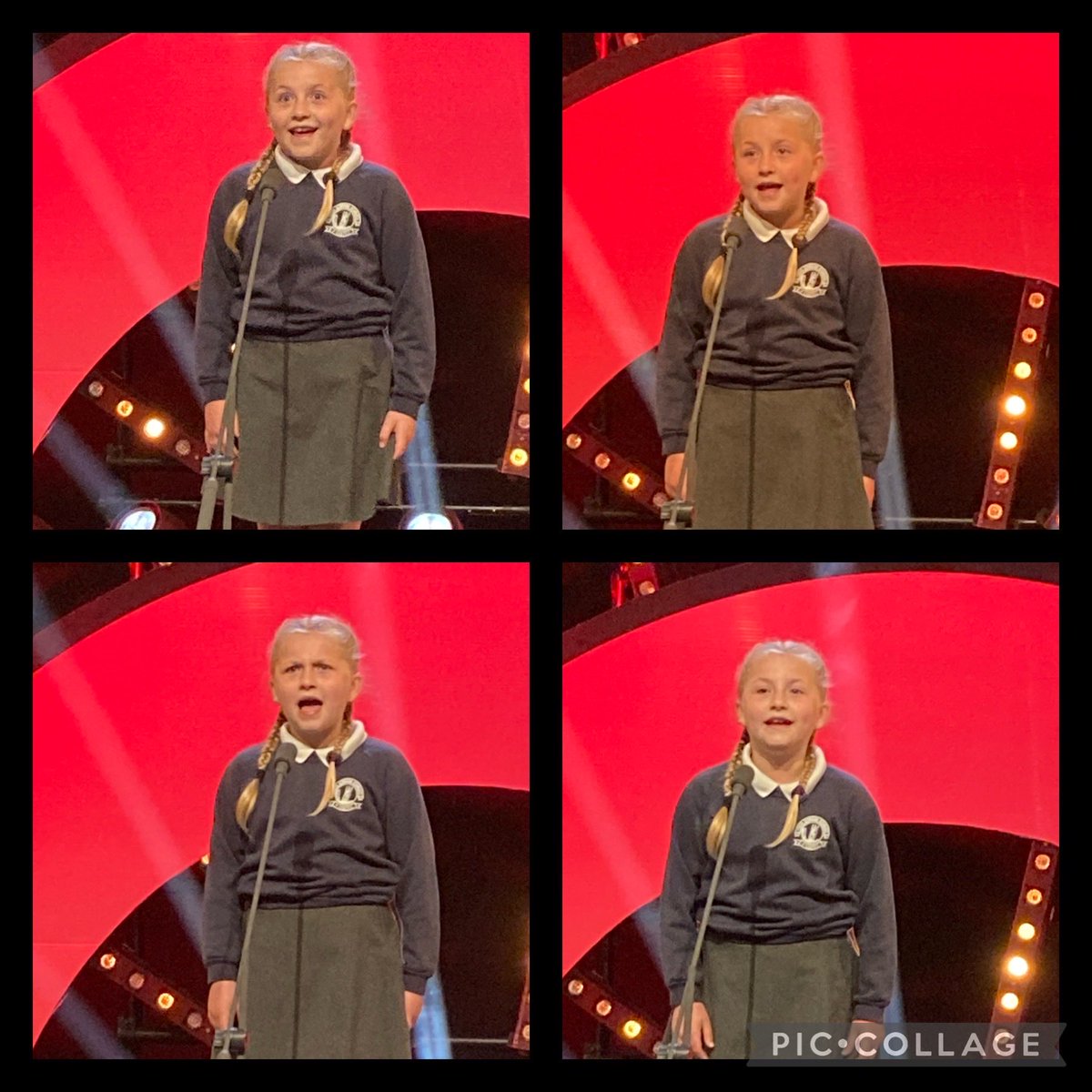 Llongyfarchiadau mawr i ti ar ddau berfformiad gwych heddiw - unawd dan 10 ac alaw werin!  Rydyn yn falch ohonot ti.
Congratulations to you.  Two brilliant performances today - under 10 solo and folk singing.  Very proud staff and parents.