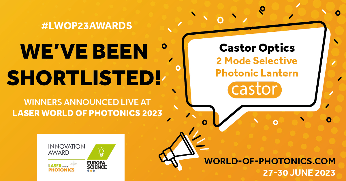 Castor Optics tweet media