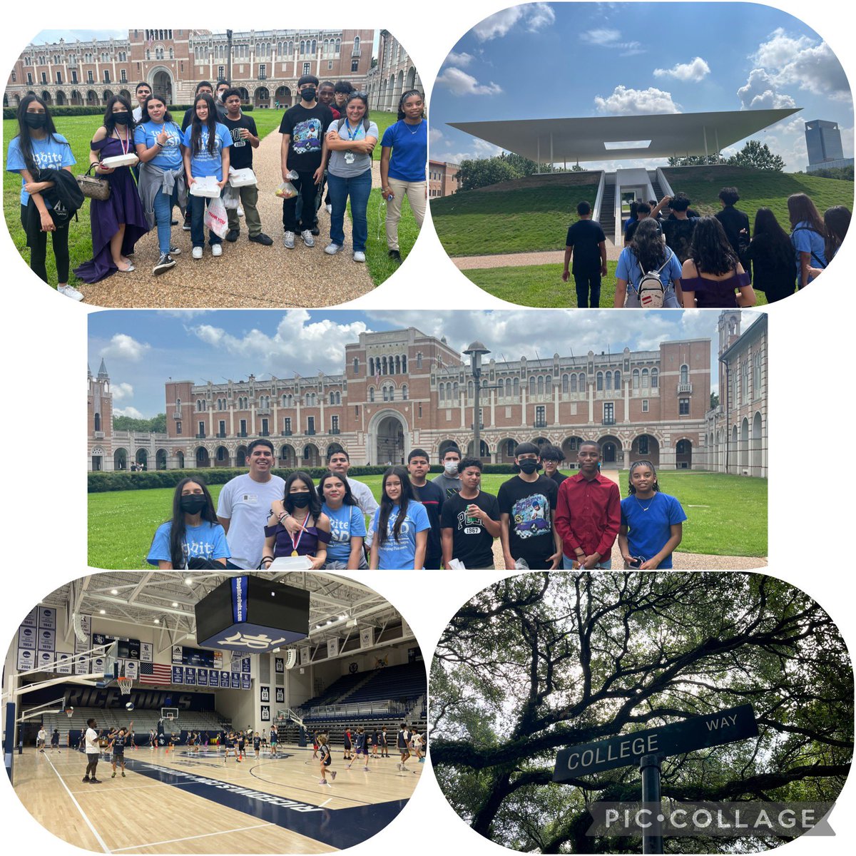 @AEMA_JDMS 8th grade @HISD_ProjectEx cohort students tour Rice University. What a great experience for our Deady scholars. @RiceUniversity 
#RiceUniversity🦉🎓