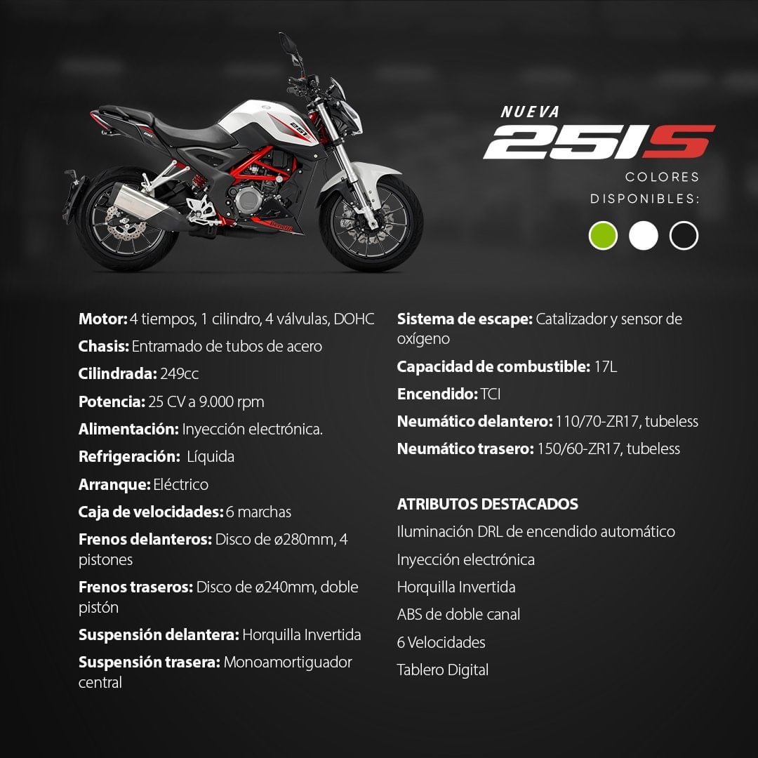 ¡Ya llegó la nueva Benelli 251S!
Asombrate con este nuevo modelo que te a va a conquistar con cada detalle y que ya lo podés encontrar en los Benelli Stores de todo el país.

benelli.com/ar-es/products…

#Benelli #Lanzamiento #251S
