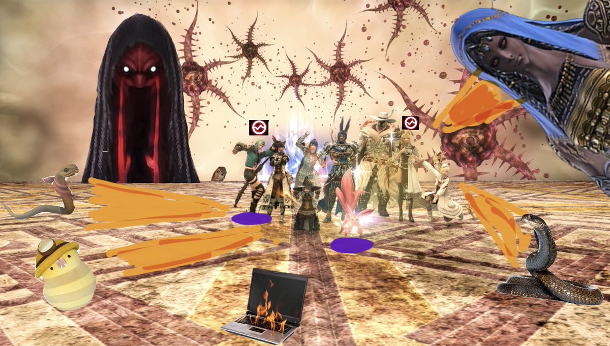 ParadeOFools's tweet image. Thanks for the wild ride P8S.  We’re off to face greater threats. #FFXIV #FF14