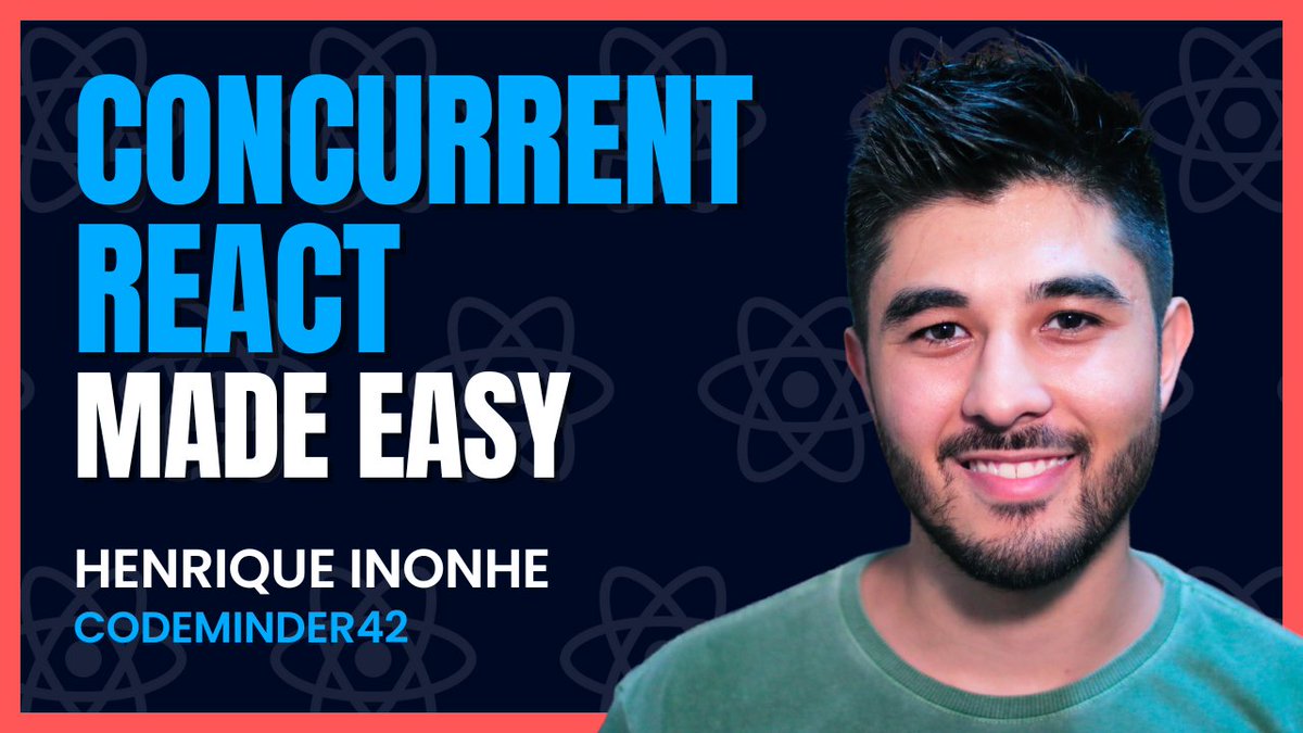 We're excited to publish @HInonhe's talk "Concurrent React Made Easy"!

Henrique helps us to understand what problems it solves, how it works, and how to leverage it through the use of concurrent features.

Watch the full talk here: youtube.com/watch?v=ssYDhx…