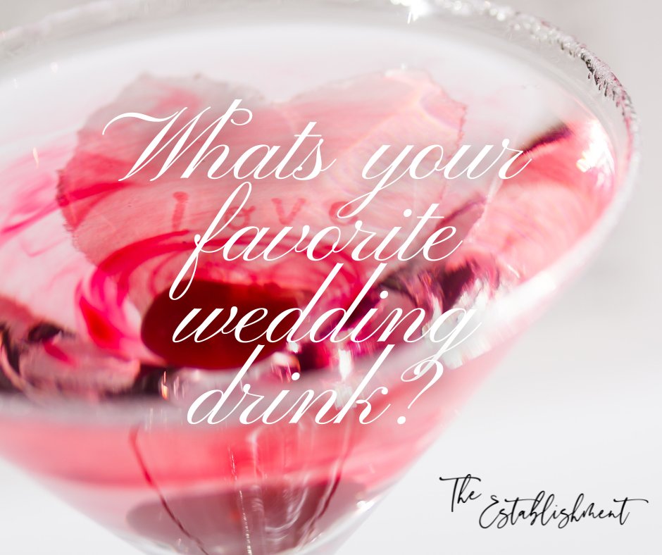 What's your favorite wedding cocktail?

#weddingdrinks #drinkinspo #summerdrinks #weddingvenue #303weddings #denverbride #weddingplanning #denver #coloradoweddingvenue