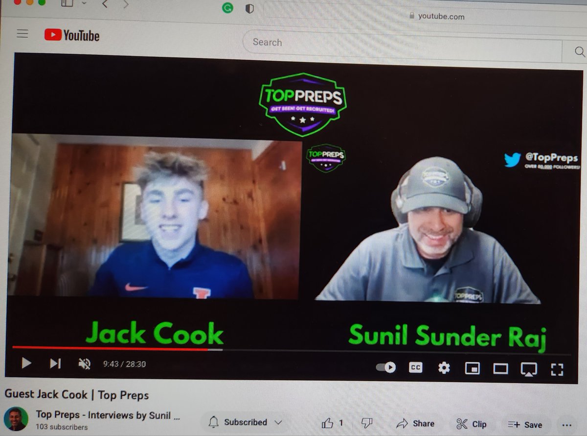 SunilSportsNews's tweet photo. @TopPreps Sports Interview with #JackCook @QbCook1 a junior @ #NapervilleCentralHighSchool @NCHSOFFICIAL in #Naperville #Illinois &amp; Quarterback on the varsity football team @OfficialNCHSFB https://t.co/1HByE7r0Ry https://t.co/sQlwIrbiJG