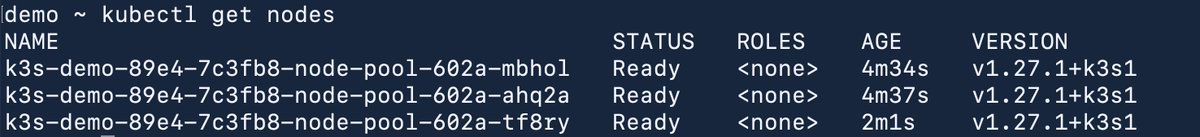 Hot of the press!!
You can now create 1.27.1 Kubernetes cluster on Civo using civo cli.
"civo k3s create demo --version 1.27.1-k3s1"
"civo k3s config demo --save -p /Users/saiyam/Downloads/civo-127"
"export KUBECONFIG=/Users/saiyam/Downloads/civo-127"