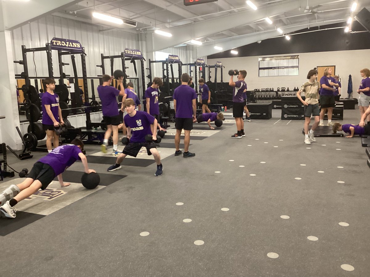 Day 1 of Boys Pre-Season ✅

This group of young men chose to get better today. 

#GoTrojans