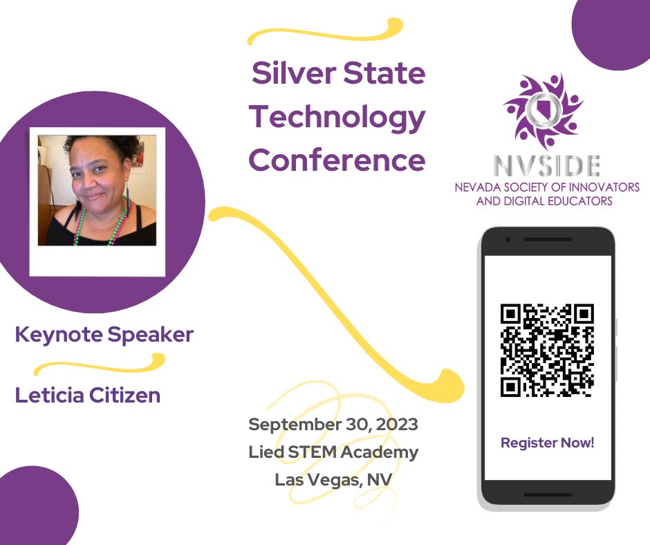 We are elated to announce @CitiCoach as our keynote speaker! 

Submit your proposal by June 11, 2023.
forms.gle/bvmveM4jGB7Zqk…

Register at eventbrite.com/e/2023-silver-…

#nvside #nvdlc #iste #wearecue #wearewcsd #weareccsd  #lyoncsd #cue #SpringCUE