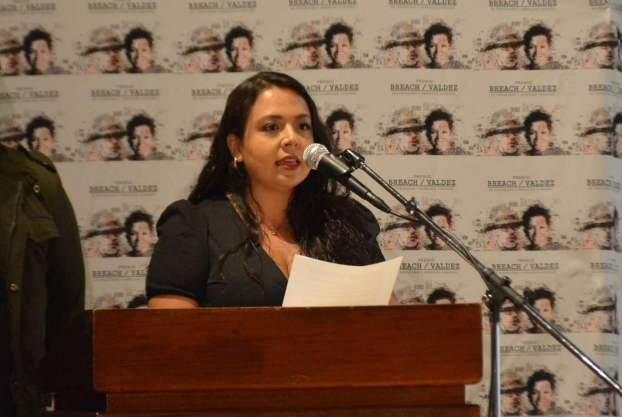 BreachValdez's tweet photo. Gloria Piña @GloriaPE_ periodista mexicana, ganadora del Premio Breach / Valdez 2022 inicia viaje de trabajo por Europa  https://t.co/LSCIzIocx9   Sigue las actualizaciones en @BreachValdez #BreachValdez https://t.co/9KcOUf2B7a
