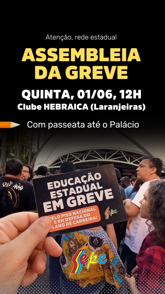 #greveeducacaorj