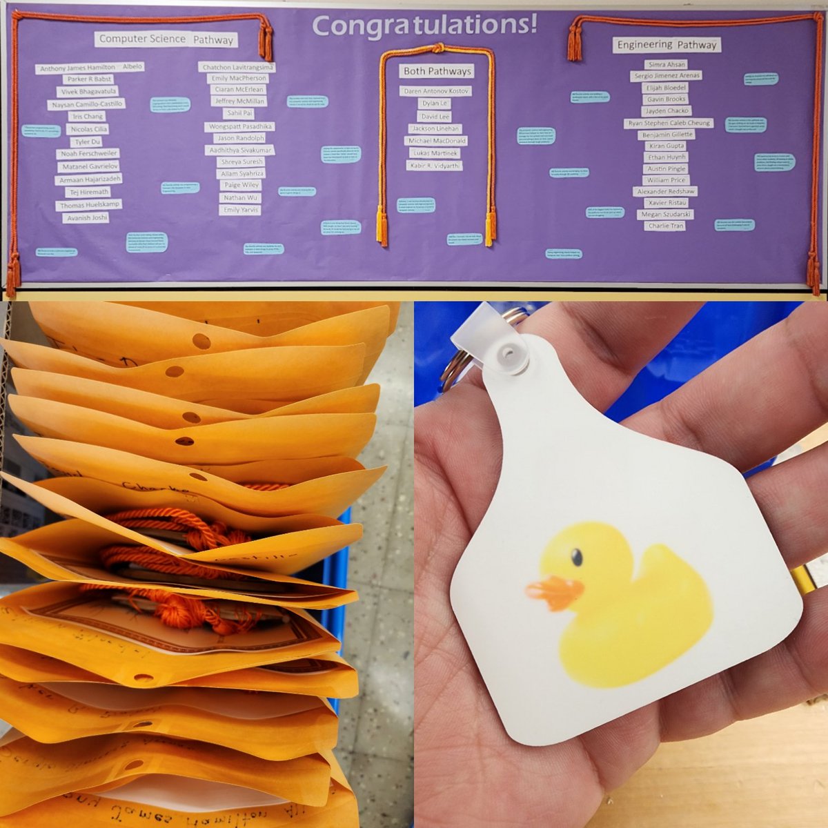 It's time to celebrate our pathway completers! Check out the recognition board in 1 Hall near our display case and congratulate your friends. If you are a completer, come pick up your cord in F-3.
#oregoncte 🎉🥳🎉