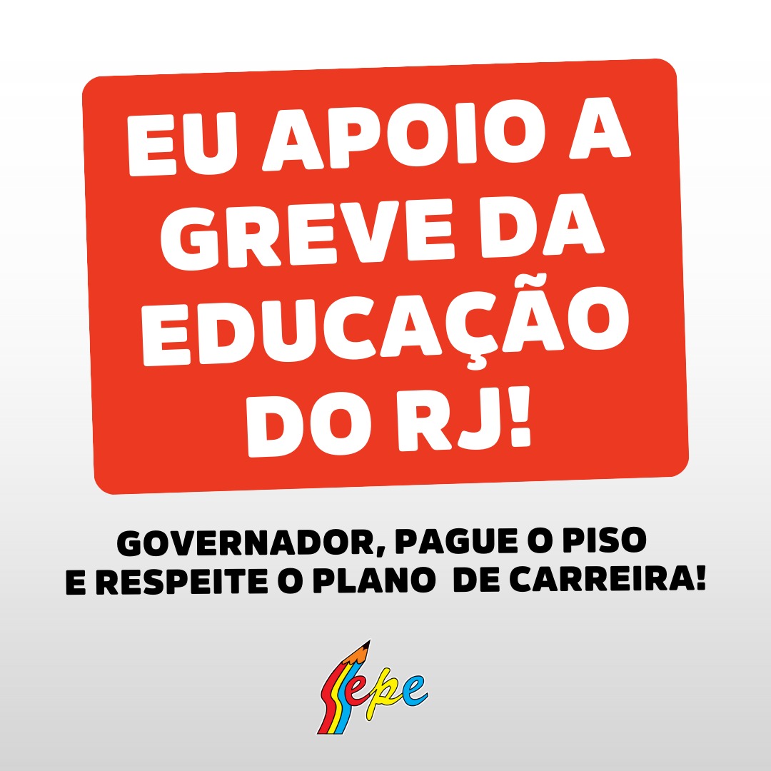 #greveeducacaorj