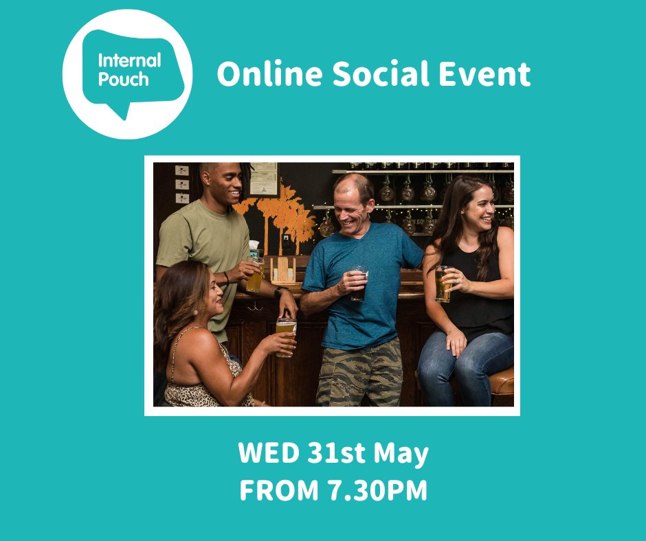 If you have an internal pouch, you may be interested to hear that we have regular meetups online. The next one is tomorrow – Wednesday 31st May. These events are a fantastic opportunity to meet fellow ‘pouchies’. 
bit.ly/43woQvx 
#InternalPouch #SafeWithIA