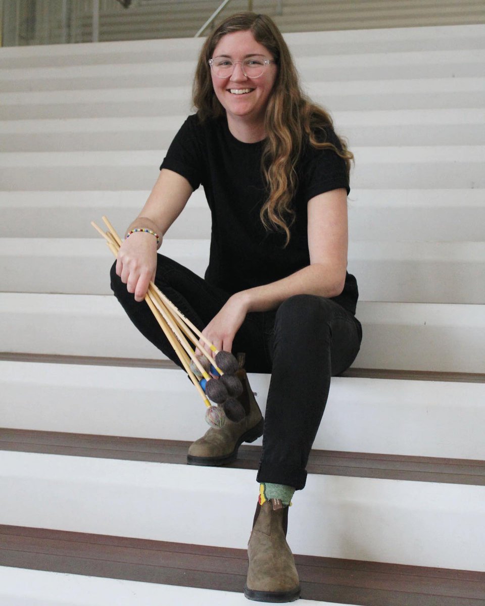 Hello hello McKenna Blenk! McKenna is currently a DMA student at the University of Iowa, studying percussion pedagogy and performance.