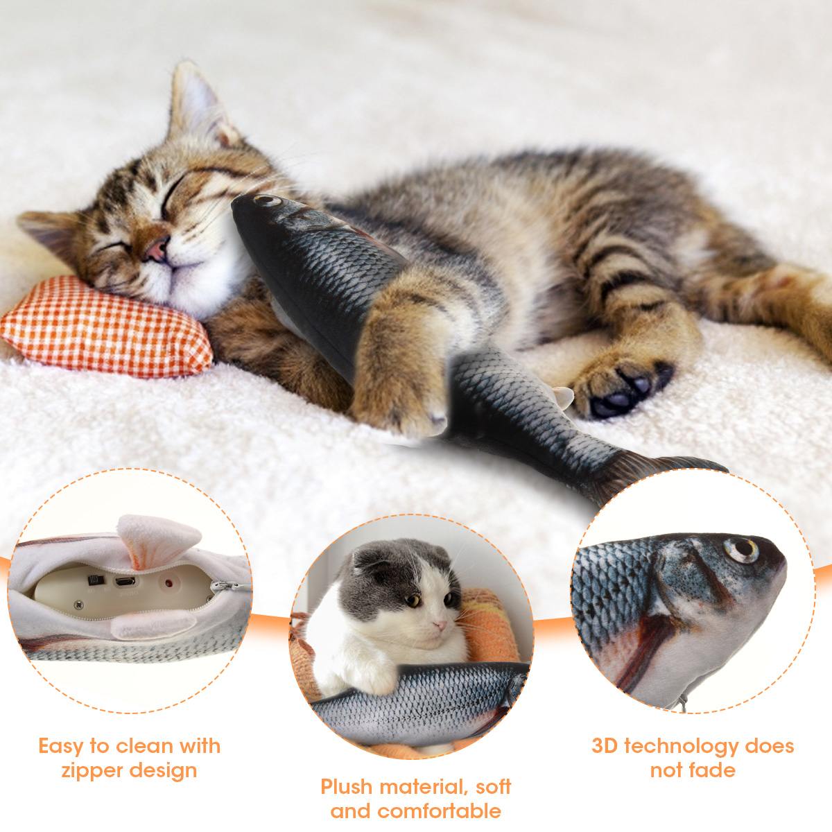 Looking for a new toy for your pets? This fish kicker toy is electric, stimulating for your pet, and a plush, soft material. Check out our website to get yours delivered directly to you!

deluxeinteriordecor.com/product/cat-ki…

#pet #pets #petcare #petstore #petlover #pettoys #happypets