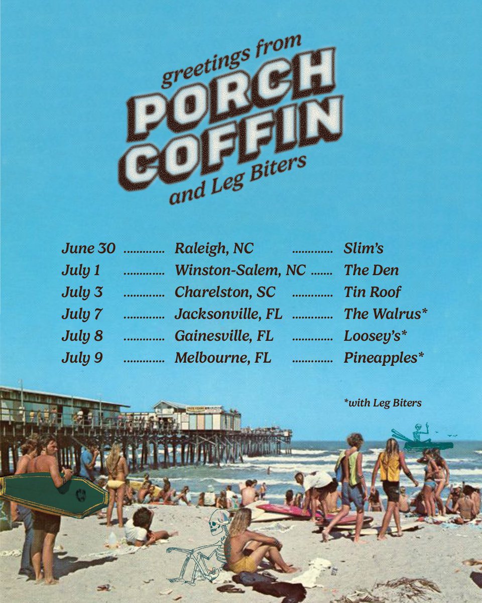 Doing some shows with the buds in <a href="/legbiters/">Leg Biters</a>  (and <a href="/wearebns/">Boy Named Sue</a> need to updated flyer) and many other friends 🤘