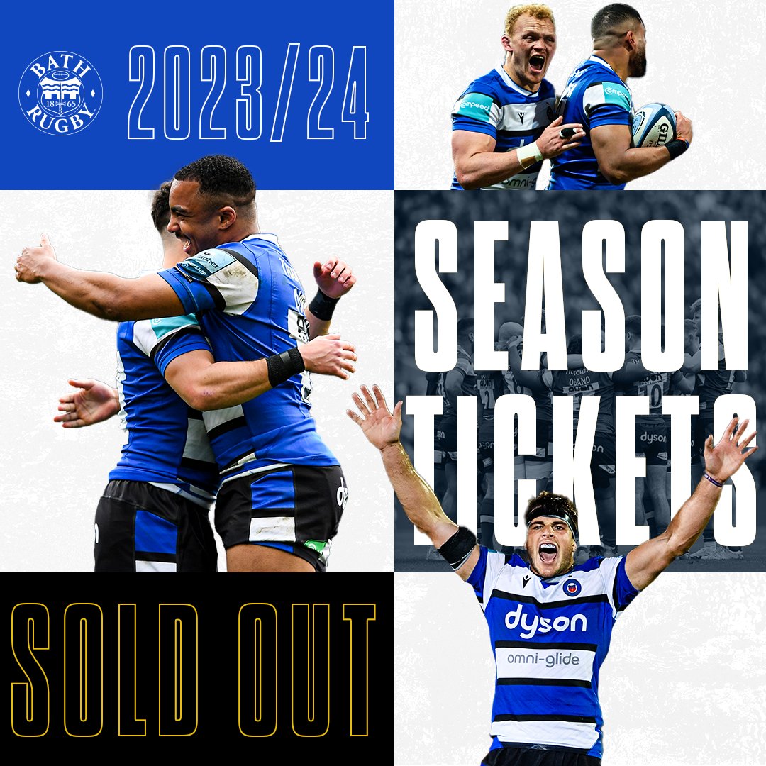 🎟 𝙎𝙊𝙇𝘿 𝙊𝙐𝙏 🎟

With an exciting new season ahead of us, all 2023/24 Season Tickets have officially sold out!

Your support has always been unmatched, thank you to everyone who has committed to joining us next season 💙🖤 🤍