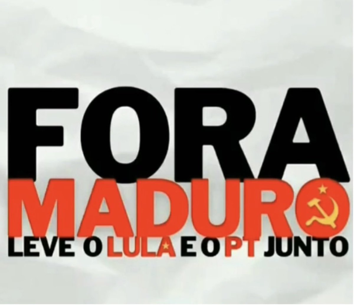 Por onde anda a Imprensa Lixo?
Por onde andam os sedentos por Democracia?
Diante do Ditador Nicolás Maduro, acusado de Crimes Contra a Humanidade, Narcotráfico e Terrorismo abaixaram a cabeça e até as calças!
O silêncio dos que chamaram Bolsonaro de genocida, é ensurdecedor.
A