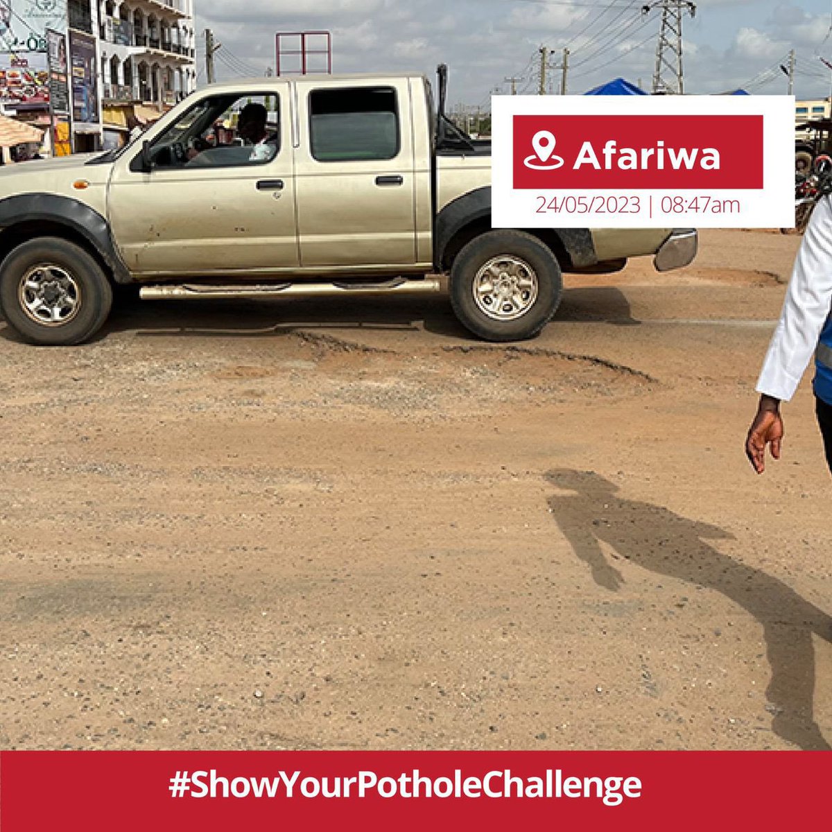 fanti_boy's tweet image. #ShowYourPotholeChallenge