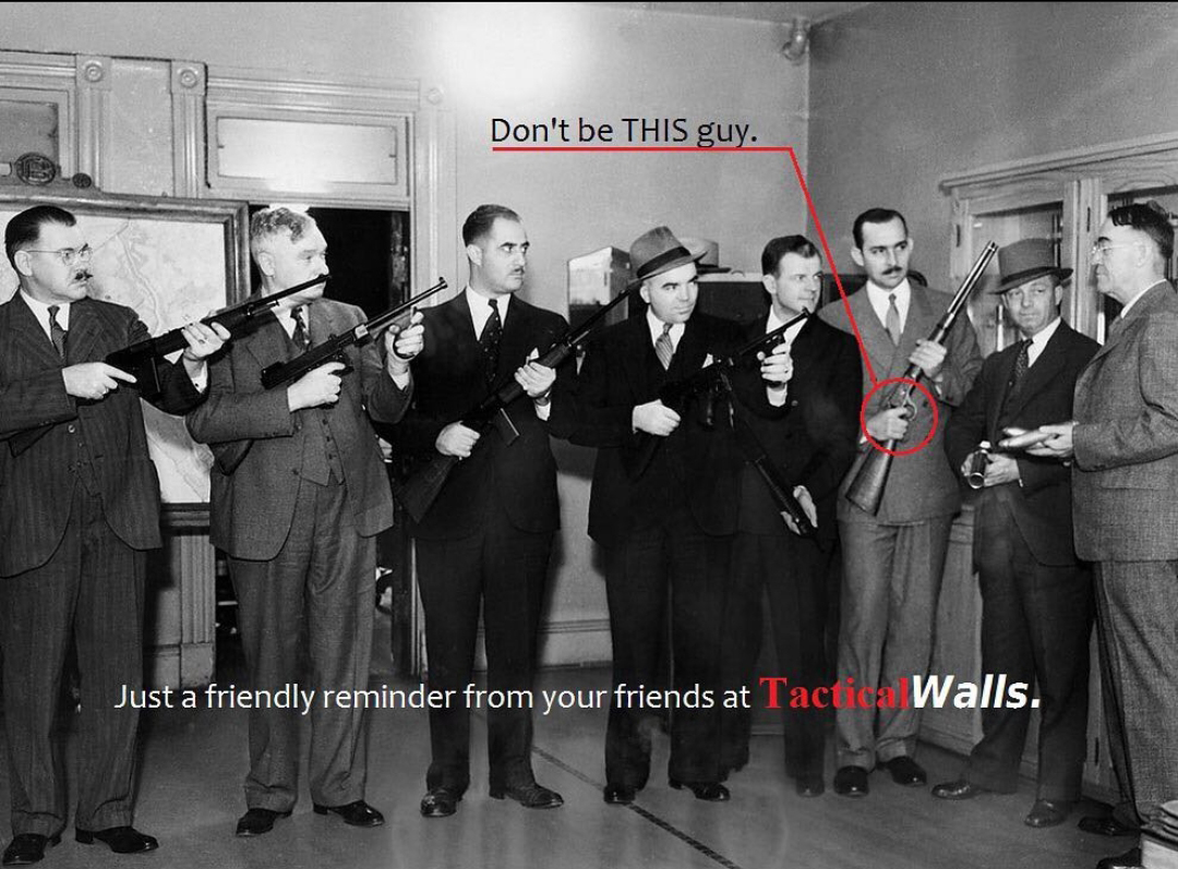TacticalWalls's tweet photo. Don't be that guy.
#triggerdiscipline #firearmsafety #pewpewdaily #tacticalwalls https://t.co/HWLR0Toyfc