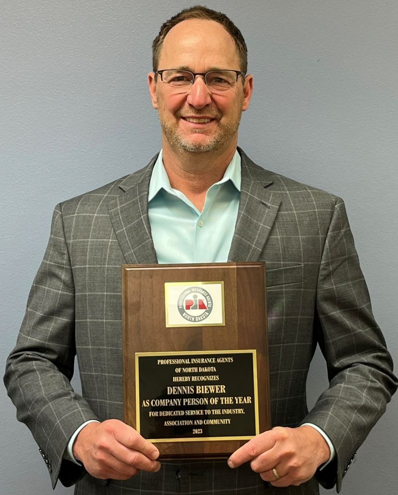 Congratulations to Dennis Biewer of our Crop team for being named “Company Person of the Year” by the Professional Insurance Agents of ND!

Great American is an equal opportunity provider.