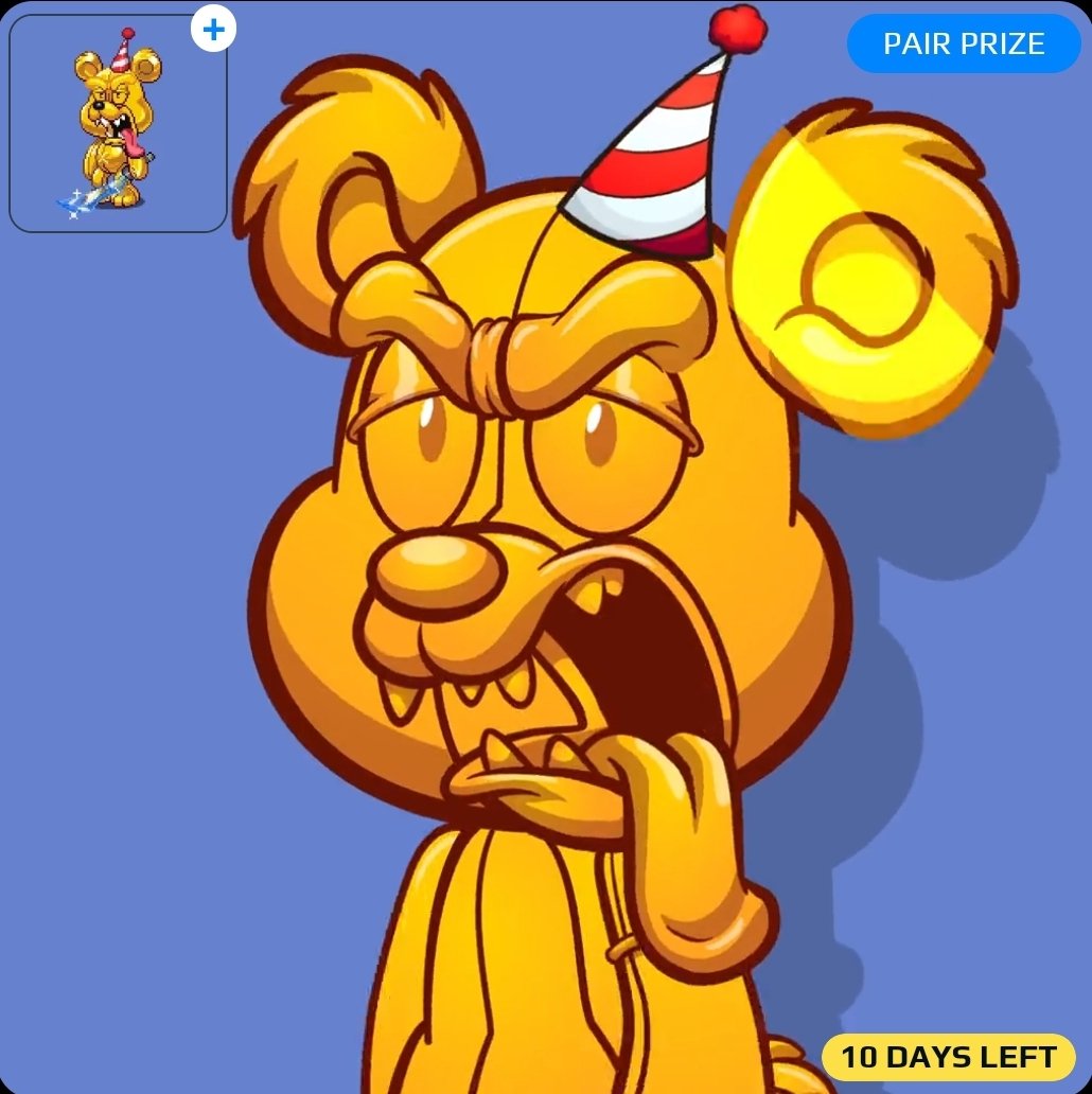 Since <a href="/Meta_Winners/">MetaWinners NFT</a> finally lifted my block (not sure I got blocked anyways 😆)

I have entered my first raffle 
for this grail <a href="/killabearsnft/">KILLABEARS 🐻</a> 

If I win, I'll sell &amp; sweep  KB floor and give away some #ETH for sure to actives 🤝

Wish me luck! 🤞