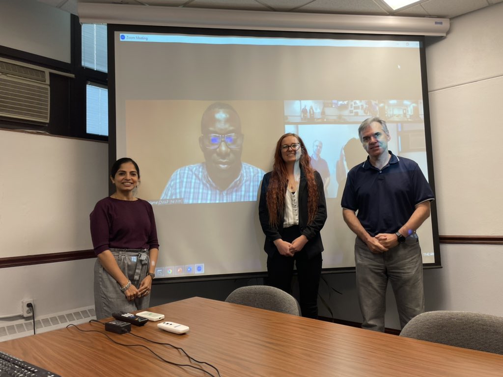 waterdoc_sharda's tweet photo. Congratulations to Heather White on successfully defending her MS Thesis on impact of subsurface drainage on downstream flooding in a midwestern agricultural watershed @KStateEngg @KStateRE Special thanks to her committee members @hydr0prof and Dr. Ahiablame #swatmodel #tiledrain https://t.co/gJEmDEXFLk
