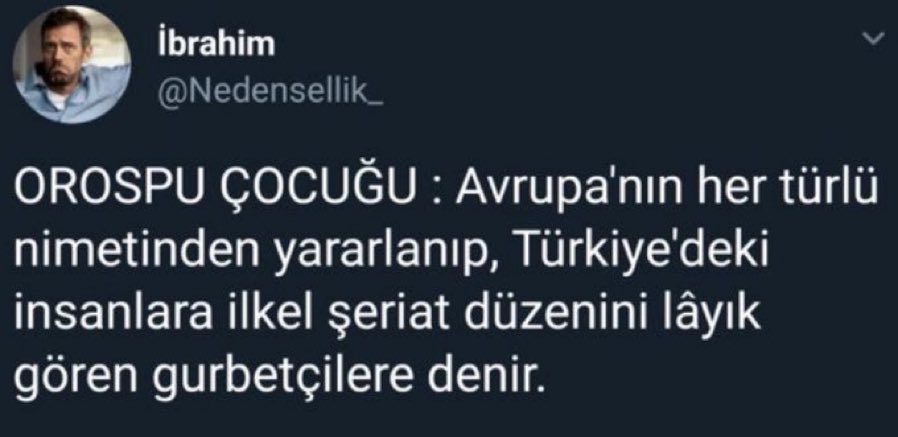 Ben buna doğru derim