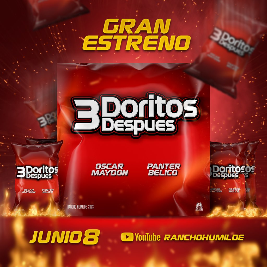 ranchohumilde's tweet photo. Se Viene “3 Doritos Después” De Oscar Maydon Con Panter Belico 🔜🚨 https://t.co/XG74xn5GBS