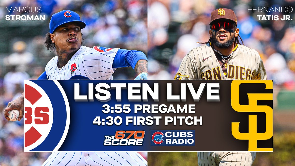 Crawly's Cubs Kingdom on Twitter "RT 670TheScore 🐻 Cubs Game Day! 🐻