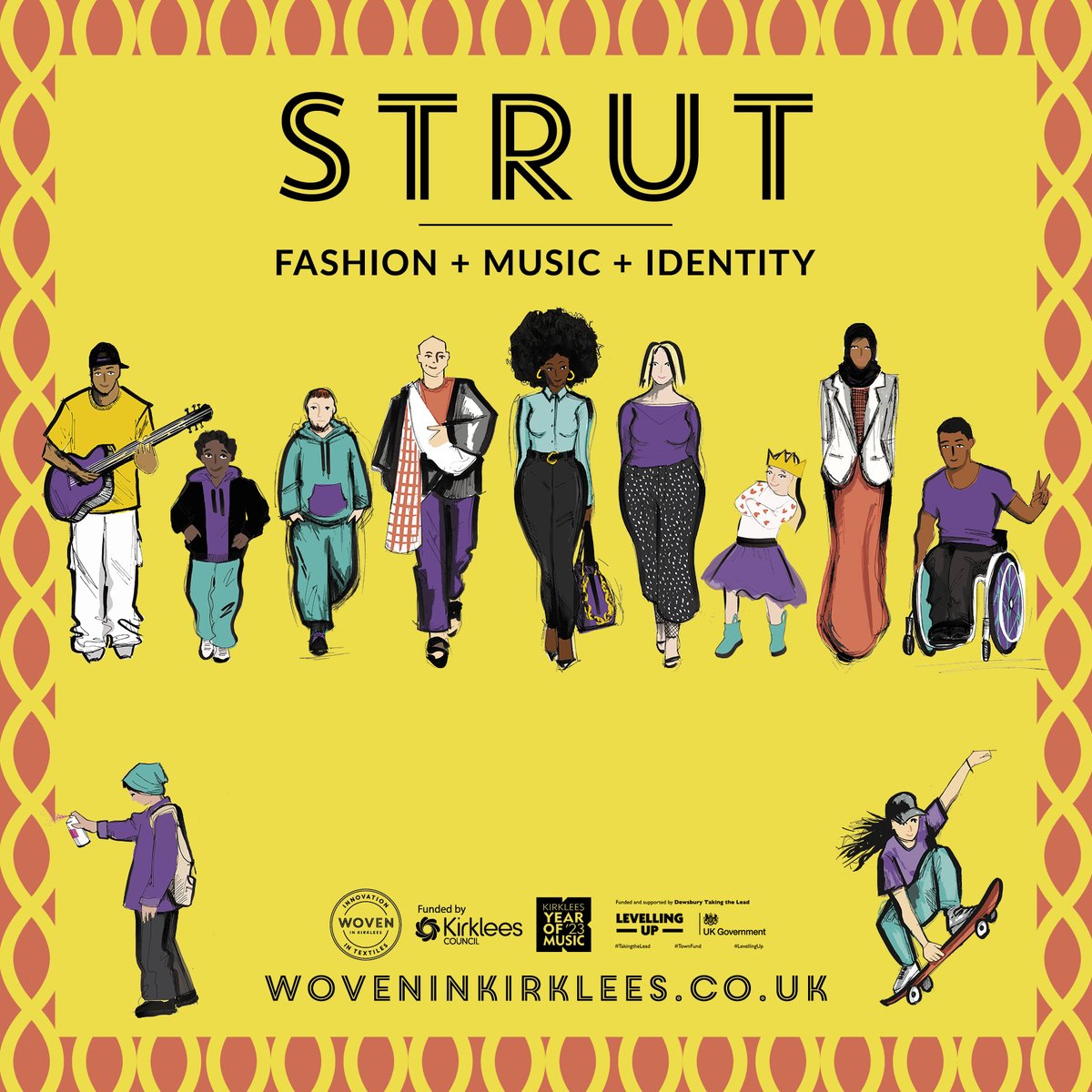 Woven in Kirklees (@woveninkirklees) on Twitter photo 3 days til STRUT! 
We've got lots for you to get involved in, including crafts, a pop-up skate park from <a href="/SkateItYourself/">SIY</a>, a pop-up photo studio by @caseyannorr, and much more. 
It's free and open to all, come along! 
3 June, 11am - 6pm at Dewsbury Town Hall 
#WOVEN23 3 days til STRUT! 
We've got lots for you to get involved in, including crafts, a pop-up skate park from <a href="/SkateItYourself/">SIY</a>, a pop-up photo studio by @caseyannorr, and much more. 
It's free and open to all, come along! 
3 June, 11am - 6pm at Dewsbury Town Hall 
#WOVEN23