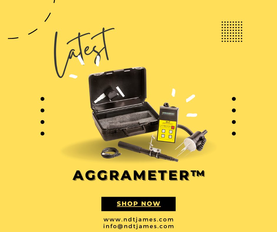 NDTJames's tweet photo. Latest technology to determine the #moisturecontent of sand, fine aggregate, and coarse aggregate? 📢🔍

#Aggrameter® is a microwave meter for rapid determination of moisture content in sand and other fine and coarse aggregates.

Visit: https://t.co/eB9tCgr37w https://t.co/mQGa4S1nK9