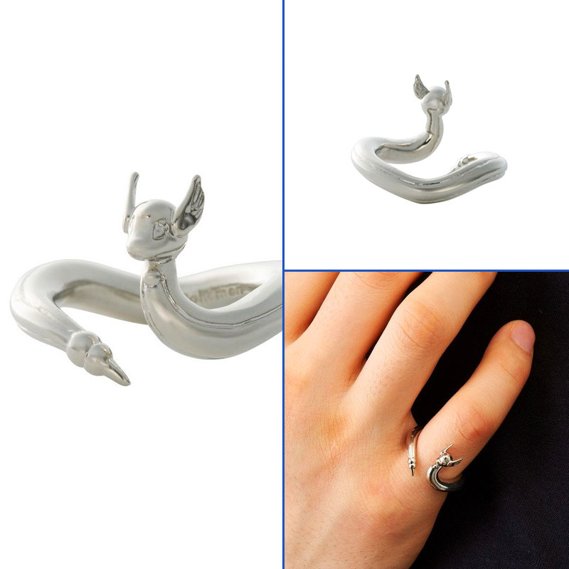 This beautiful Dragonair Ring is still available! ✨ 

🛑 buff.ly/3IvWWVt 
#pokemon #ring #accessory