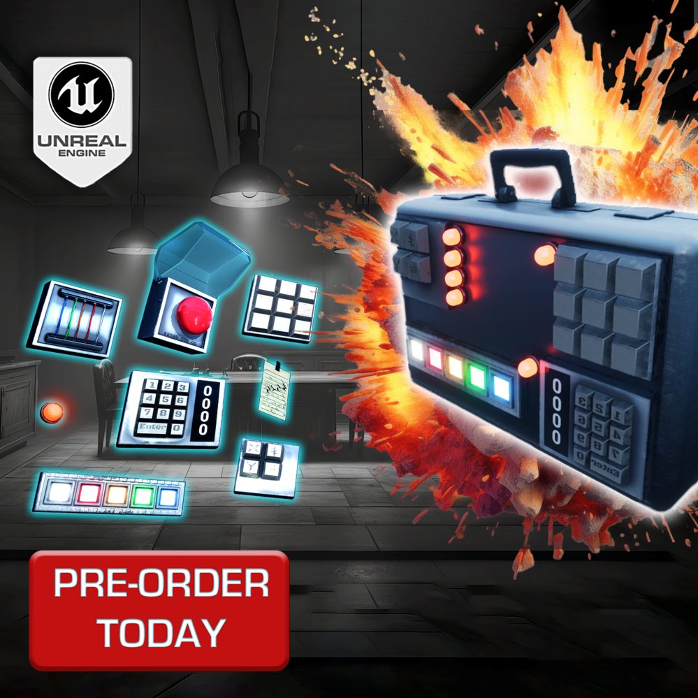 ThreeDTudor's tweet photo. Unreal Engine 5 Blueprint Coding for Beginners: Procedural Minigame
๐ฅ๐ฎ BREAKING NEWS! ๐ฎ๐ฅ
https://t.co/SXiPH3pV8V
#UnrealEngine5 #GameDesign #CodingForBeginners #GameDevelopment #3DGameArt #ProceduralMinigame #GameProgramming #BlueprintCoding #UE5Course #GameDevTutorial https://t.co/Dx5xwEwZeb