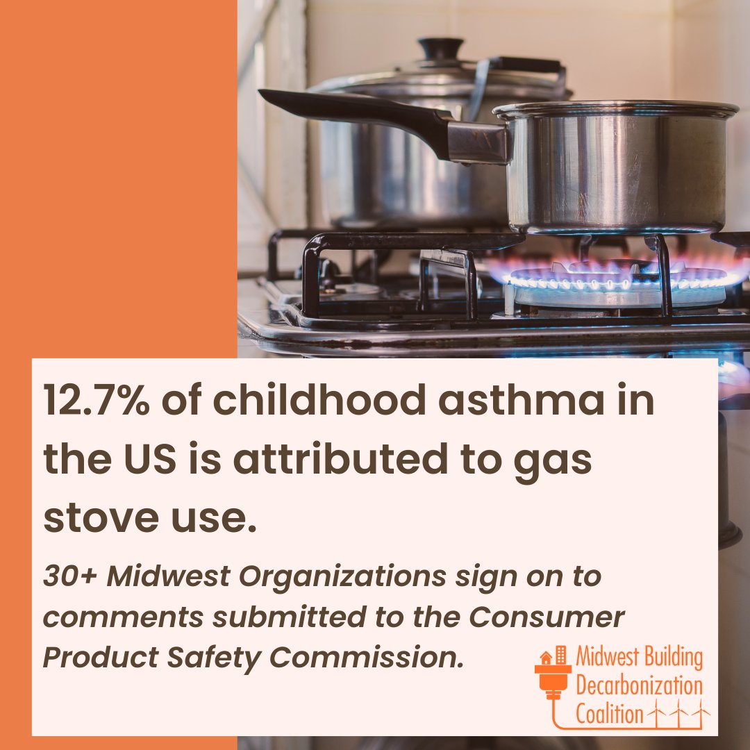 🔥Our Health Working Group submitted comments to the @USCPSC on the health risks gas stoves create in our homes.

Read the blog post about our suggestions, and learn how you can advocate for healthier, safer environments for all. 
 midwestdecarb.org/2023/05/health… #gasstoves #healthyhomes