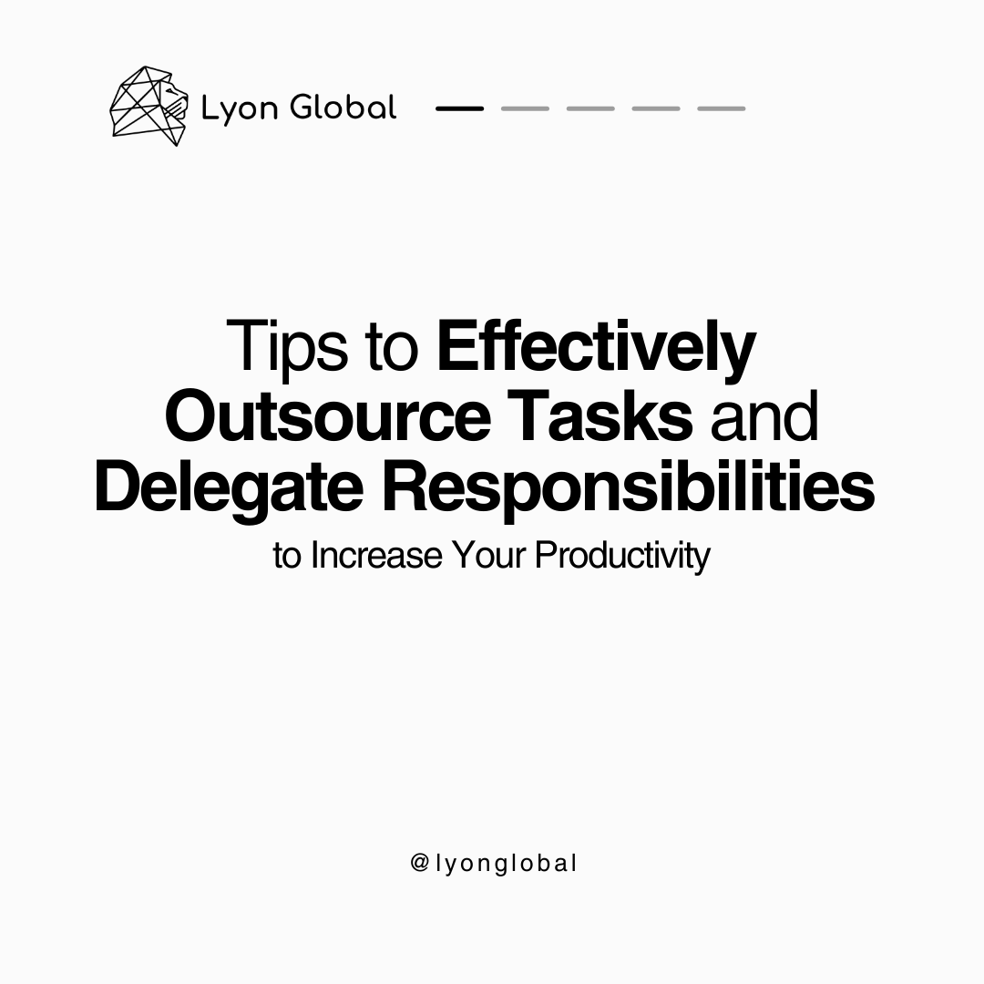 lyonglobal_'s tweet image. Looking to boost productivity? 🚀🌍 

Outsource tasks and delegate responsibilities effectively with Lyon Global – your digital marketing partner and family. 🌟💼 Maximize efficiency, build strong connections, and achieve outstanding results. #ProductivityHacks #OutsourcingTips