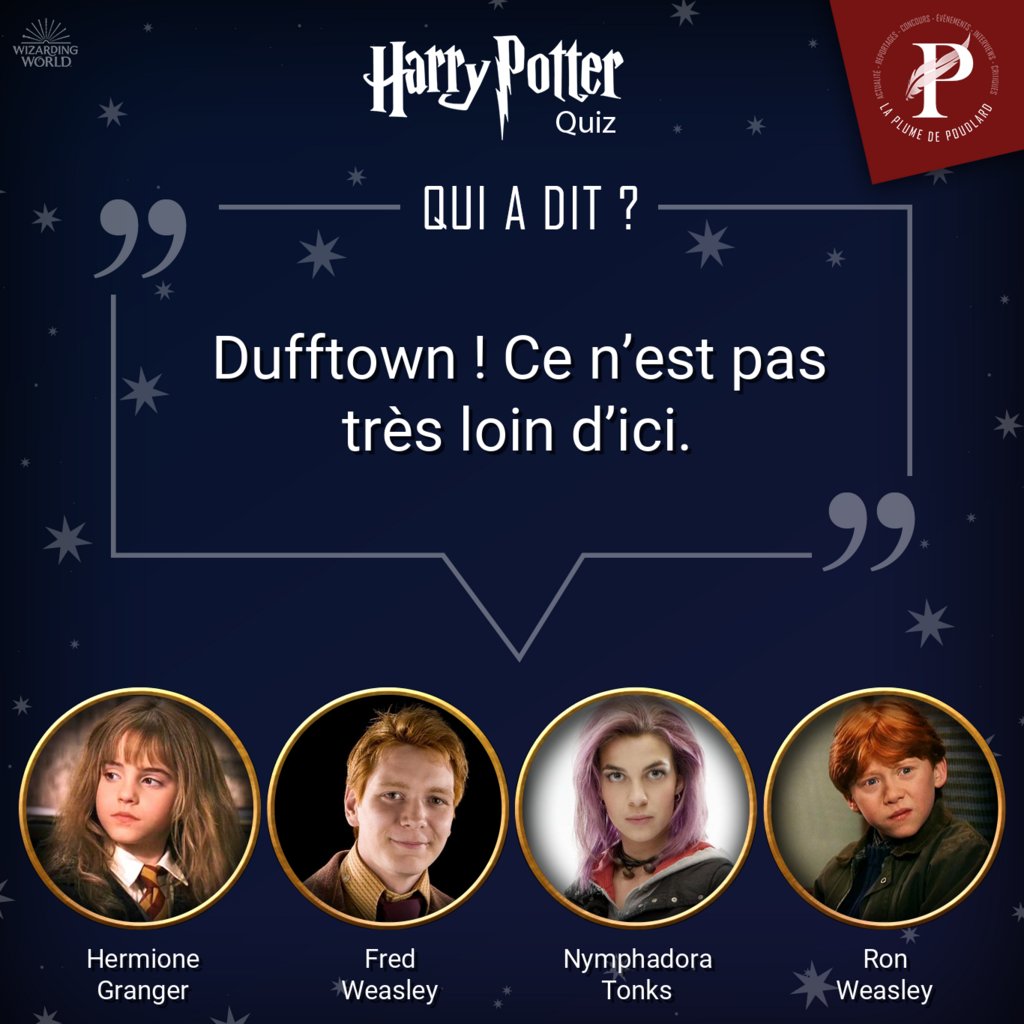 LaPlumePoudlard's tweet photo. [Harry Potter Quiz - Qui a dit ?]

Quel personnage à dit la phrase dans l'image ? 
A vous de jouer !

Rendez-vous demain en story Insta et Facebook pour découvrir la réponse !

#HarryPotter #QuiADit #Quiz #JKRowling #OnJoueEnsemble #WizardingWorld #LaPlumeDePoudlard https://t.co/7Oa5dLwKVi