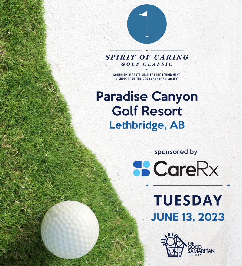 There's still time to join Good Sam for the 2023 CareRx Southern Alberta Spirit of Caring Golf Classic! Register as a sponsor or a golfer today and chip in to help those in need!

Learn more at: ow.ly/gRas50OsfSQ

#GoodSam #SpiritofCaring #golf #Lethbridge