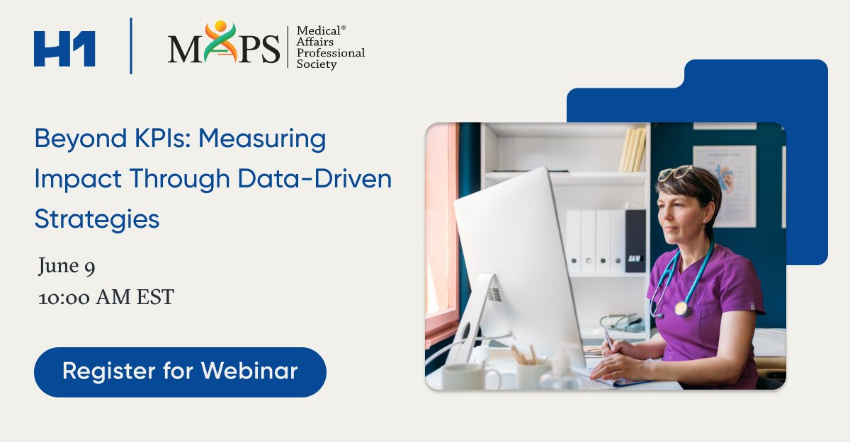 In this #webinar, we’ll discuss strategies to measure and demonstrate #medaffairs impact. Join us to learn how data-driven strategies can give you a better understanding of your activities and provide insights into areas of opportunity. hubs.la/Q01Rp0Mz0