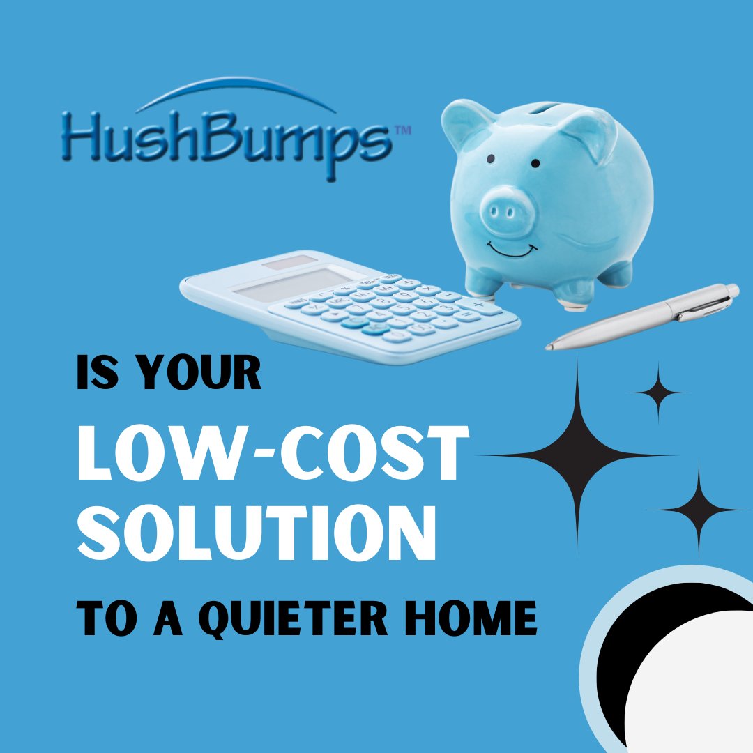 Need a quiet home? We are here for you! Learn more about HushBumps and purchase your own set today! 🛍️ #DIY #buynow #home #today #quiethome #noisereducing 🚪🏘️💗hushbumps.com