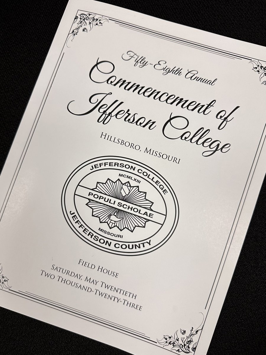 GoJeffco's tweet photo. Class of 2023 - The commencement #program is available to download at https://t.co/hKMyl7fGXv. #JeffcoGrad https://t.co/rC4xW1nWSr