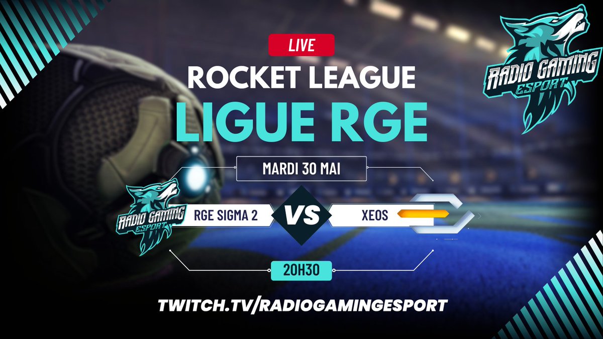 🏆 La Ligue RGE continue avec un unique match ce soir 

⚔️ RGE SIGMA 2 vs <a href="/Xeos_Esport/">Hydr0</a> 

🌟 Coup d'envoi à 20h30

🎙️ Cast sur notre chaîne twitch.tv/radiogamingesp… 

❤️ Bonne soirée