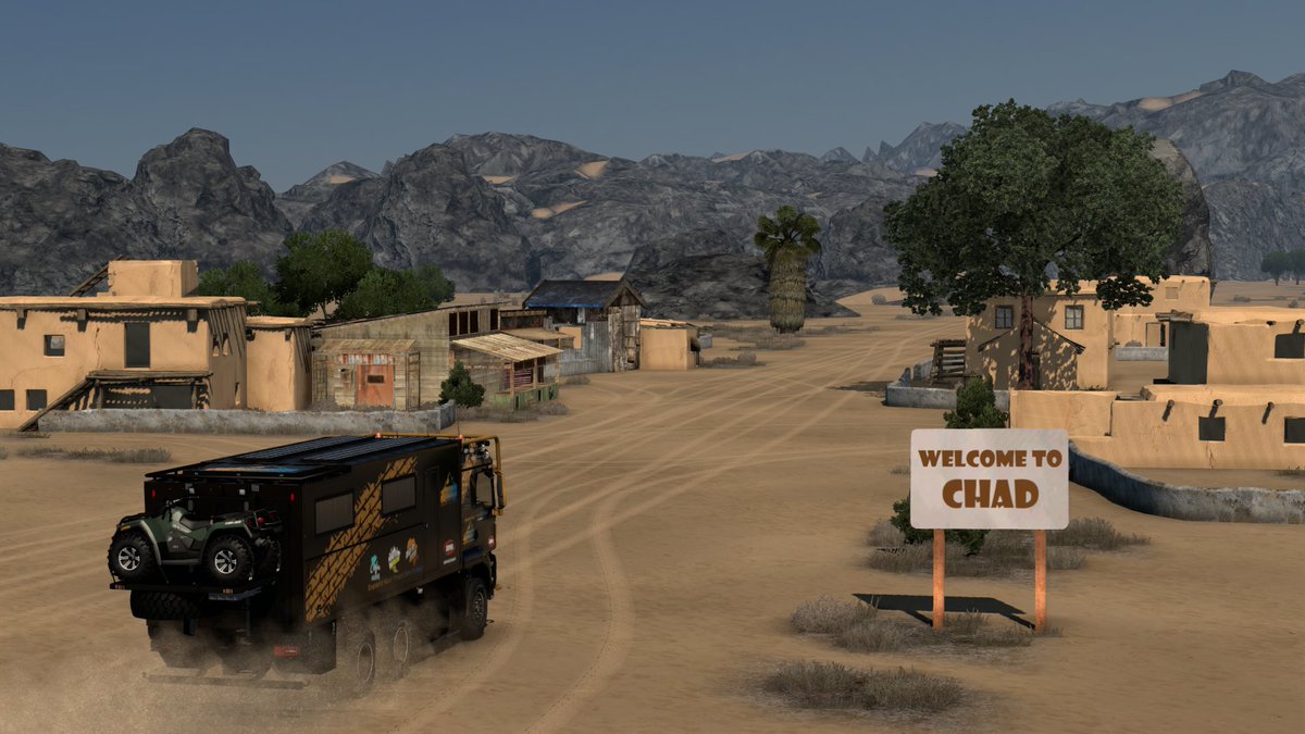 TMapsOfficial's tweet photo. Road to Africa 1.0
Al Qatrum (Libya) to Wadi Madani (Sudan) 4.800kms
#terramaps #ets2 #scs #rtaf #roadtoafrica #africa #game #Truck #atrans https://t.co/MdnowHgCZC